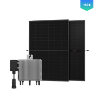 Indevolt Balkonkraftwerk mit Mikrowechselrichter - Deye M80G4 + 900W Solarmodule