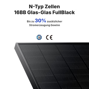 Indevolt Bifaziale Monokristalline Solarmodule (440W, 2er-Pack)